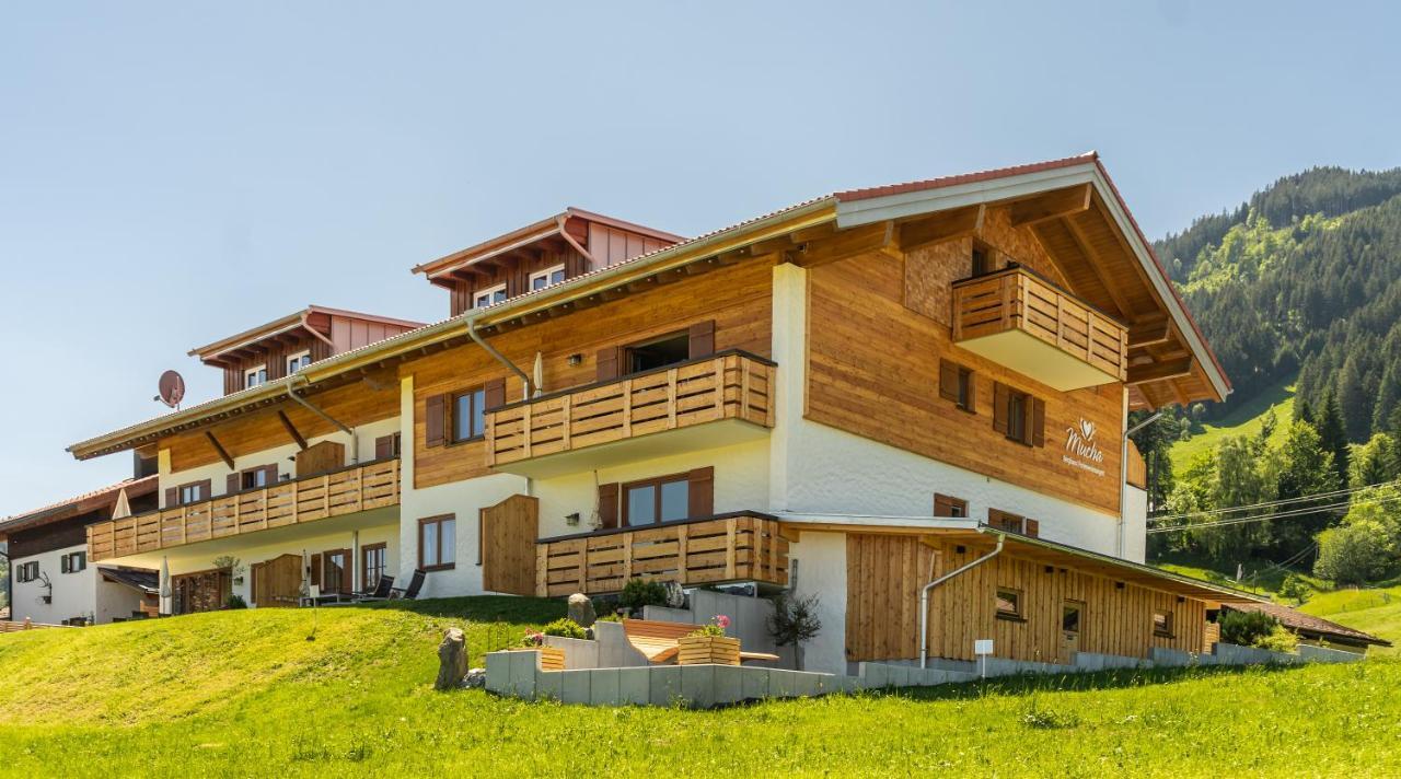 Berghaus Mucha - Ferienwohnungen - Naturpark Partner Bolsterlang Exterior foto